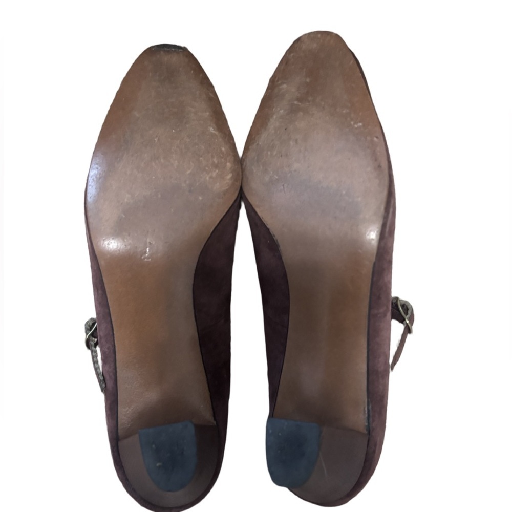 Vintage Classic Mary Jane Heels - leather– Brown – 8.5N - Picture 4 of 6